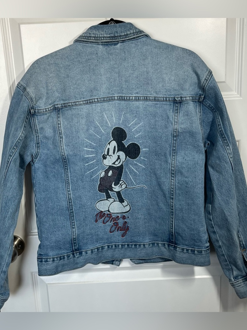 Disney Parks Mickey Mouse The One & Only Denim Jacket Small